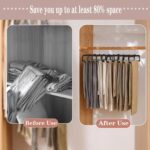 Pants Hangers Non Slip - 20 Pack Velvet Hangers for Closet - Thin Space Saving C... - Image 4