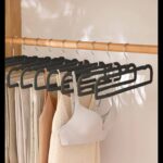 Pants Hangers Non Slip - 20 Pack Velvet Hangers for Closet - Thin Space Saving C... - Image 6