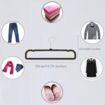 Pants Hangers Non Slip - 20 Pack Velvet Hangers for Closet - Thin Space Saving C... - Image 7
