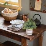 Der Rose 4 Pack Farmhouse Fake Plants Artificial Plants for Home Kitchen Office ... - Image 7