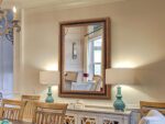 Antique Bathroom Wall Mirror 36.5" X 25", Bronze Mirror with Ornate Carvings Sol... - Image 7