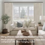 SHINELAND Insulated Window Coverings Warm Curtains for Winter,Window Treatments ... - Image 4