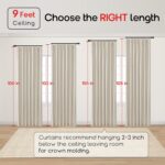 SHINELAND Insulated Window Coverings Warm Curtains for Winter,Window Treatments ... - Image 5
