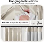 SHINELAND Insulated Window Coverings Warm Curtains for Winter,Window Treatments ... - Image 7