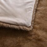 MERRYLIFE Luxury Thick Plush Faux Fox Fur Throw Blanket Warm Furry Cozy Soft Dec... - Image 7