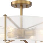 DESIGNERS FOUNTAIN Daybreak 4-Light Semi Flush Mount Ceiling Lights, 17.75 Inch ... - Image 4