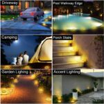 Solar Powered 8 Pack Outdoor LED Disk Lights - IP68 Waterproof, Non-Slip, Wear-R... - Image 7