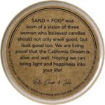 Sand + Fog Scented Candle - California Beach House – Additional Scents and Sizes... - Image 6