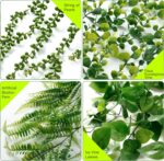 Sggvecsy Fake Hanging Plants 4 Pack Artificial Hanging Plants Fake Potted Greene... - Image 7