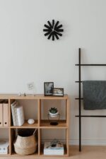 Umbra Ribbon Modern 12" Wall Clock, Silent Non Ticking Battery Operated Quartz M... - Image 9