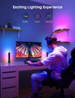 Govee Smart LED Light Bars, Work with Alexa and Google Assistant, RGBICWW WiFi T... - Image 3