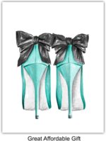 Blue Glam Wall Art - Designer Perfume, Shoes, Handbags - High Fashion Design Gif... - Image 5