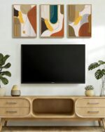 PHOPAGO Boho Abstract Framed Wall Art Modern Minimalist Luxury Gold Line Artwork... - Image 10