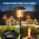 KOOPER Solar Pathway Lights Outdoor, 8 Pack Modern Brighter Solar Powered Landsc... - Image 5