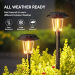 KOOPER Solar Pathway Lights Outdoor, 8 Pack Modern Brighter Solar Powered Landsc... - Image 7