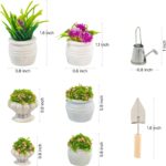 Miniature Dollhouse Accessories, Mini Plants for 1 12 Scale Dollhouse, Miniature... - Image 3