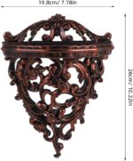 Holibanna European Style Wall Mounted Storage Shelf 10.23X7.79X3.93In Floating D... - Image 4