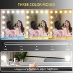 Gvnkvn Vanity Mirror with Lights, 32 x 24 Tabletop Hollyhood Makeup Mirror, Holl... - Image 3