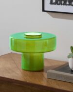 Hauteloom Lauenhagen Glass Table Lamp - Modern Contemporary - Green - Image 5