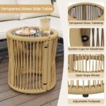 Yaheetech 3 Pieces L-Shaped Conversation Sofa Set, Outdoor Patio Furniture Set w... - Image 6