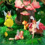 Soaoo 25 Pcs Fairy House Garden Figurines Kit Spring Garden Decor Easter Basket ... - Image 6