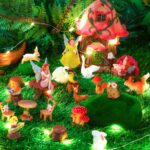 Soaoo 25 Pcs Fairy House Garden Figurines Kit Spring Garden Decor Easter Basket ... - Image 7