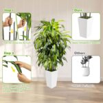 5FT Fake Plant Artificial Dracaena Tree Indoor - Faux Plants Indoor Tall with Wh... - Image 4
