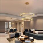 Art Deco LED d Crystal Lustre Chaner Lighting Suspension Luminaire Lampen for Fo... - Image 4