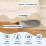 GarveeHome Modern Neutral 9x12 Area Rug Large Washable Rugs for Living Room, Low... - Image 4