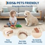 GarveeHome Modern Neutral 9x12 Area Rug Large Washable Rugs for Living Room, Low... - Image 6