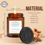 8oz Handmade Candle - Unique Scent of Jasmine and Sandalwood- Eco-Friendly Vegan... - Image 4