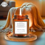 8oz Handmade Candle - Unique Scent of Jasmine and Sandalwood- Eco-Friendly Vegan... - Image 5