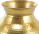 Deco 79 Metal Decorative Vase Hammered Spotted Centerpiece Vase, Flower Vase for... - Image 6
