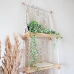 SnugLife Macrame Wall Hanging Shelf - 3 Tier Wall Plant Hanger Shelves with Hand... - Image 5