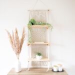 SnugLife Macrame Wall Hanging Shelf - 3 Tier Wall Plant Hanger Shelves with Hand... - Image 8