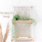 SnugLife Macrame Wall Hanging Shelf - 3 Tier Wall Plant Hanger Shelves with Hand... - Image 10