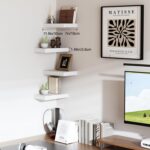 Floating Shelves for Wall White Shelves Bathroom, Bedroom and Living Room, Wall ... - Image 5