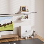 Floating Shelves for Wall White Shelves Bathroom, Bedroom and Living Room, Wall ... - Image 6
