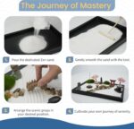 Zen Garden Kit for Desk, 12x8 Inch Sand Tray with 16 Accessories and 6 Tools, Ja... - Image 8