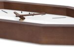 Foxtop Wooden Mid Century Modern Wall Clock, 17.5 Inch Unique Wall Clock Battery... - Image 7