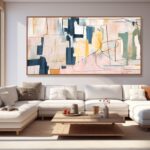 Abstract Wall Decor Modern Oversized Wall Art Black Line Wall Poster Printing 36... - Image 3
