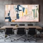 Abstract Wall Decor Modern Oversized Wall Art Black Line Wall Poster Printing 36... - Image 5