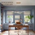Modern LED Chandelier Gold Dimmable LED Pendant Light for Dining Room Light Fixt... - Image 7