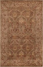 SAFAVIEH Persian Legend Collection Area Rug - 6' x 9', Moss & Beige, Handmade Tr... - Image 3