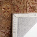 SAFAVIEH Persian Legend Collection Area Rug - 6' x 9', Moss & Beige, Handmade Tr... - Image 5