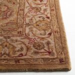 SAFAVIEH Persian Legend Collection Area Rug - 6' x 9', Moss & Beige, Handmade Tr... - Image 6