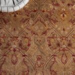 SAFAVIEH Persian Legend Collection Area Rug - 6' x 9', Moss & Beige, Handmade Tr... - Image 9