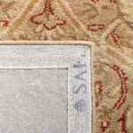 SAFAVIEH Persian Legend Collection Area Rug - 6' x 9', Moss & Beige, Handmade Tr... - Image 10