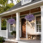 GLIDLION Artificial Flower & Eucalyptus with Hanging Basket - 2PCS Faux UV Sun R... - Image 5
