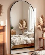 SUNQUEEN 76"x34" Floor Mirror Full Length, Arched Full Length Mirror with Stand,... - Image 6